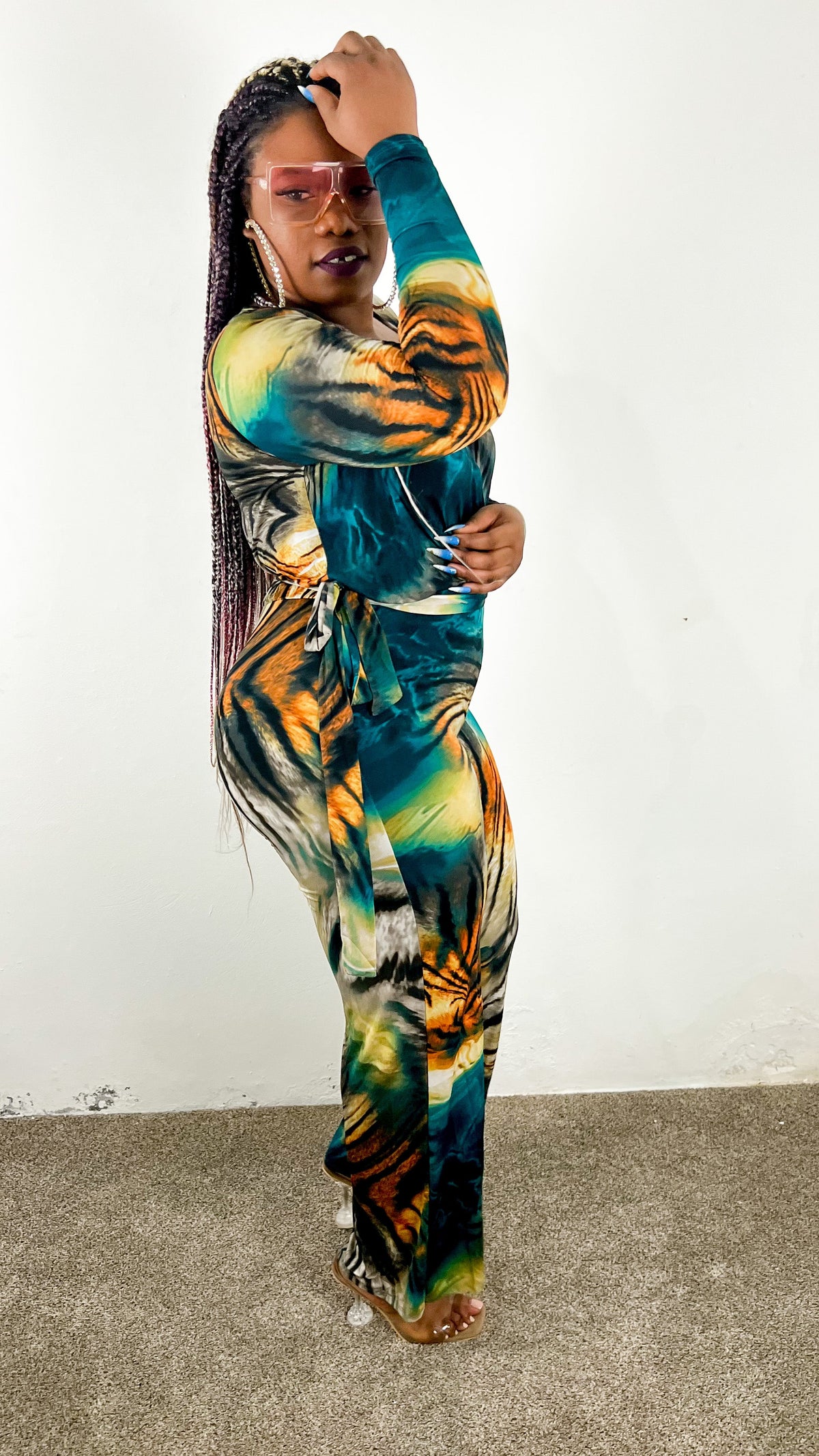 Ladonna Leopard Print Jumpsuit